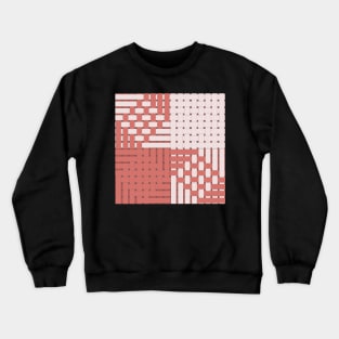 8 Shaft Woven Pinwheel Crewneck Sweatshirt